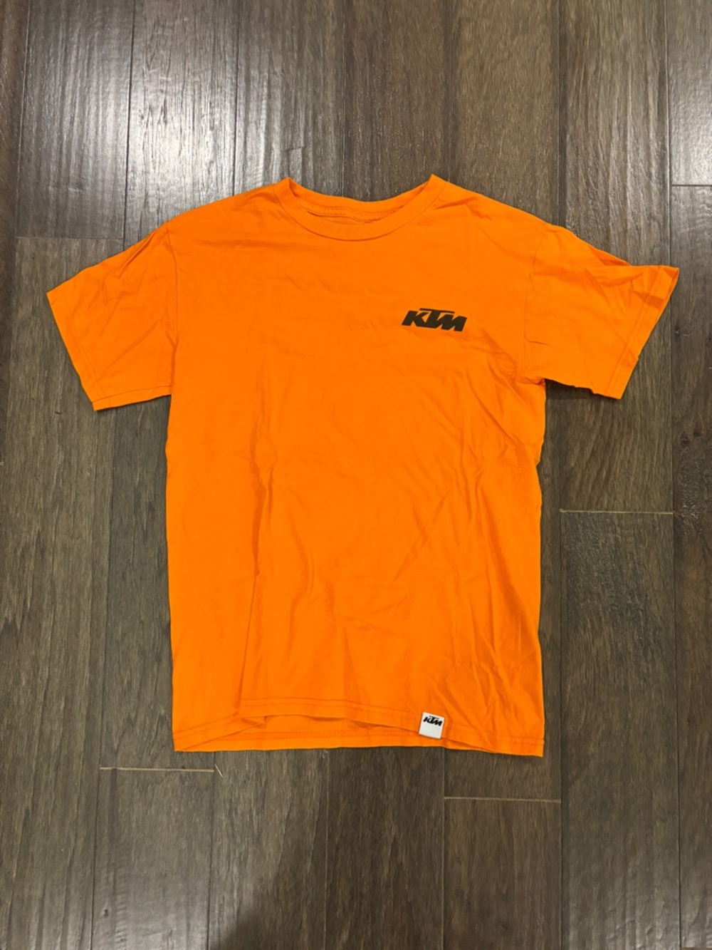 KTM Orange Short Sleeve Crewneck Tee for Men